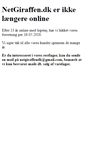 Mobile Screenshot of netgiraffen.dk